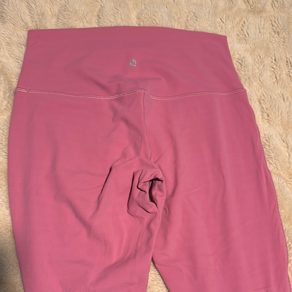 Lululemon Athletica Pink Leggings Vibrant Comfortable